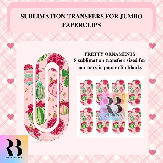 PRETTY ORNAMENTS SUBLIMATION TRANSFER