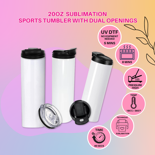 20oz SKINNY SUBLIMATION BLANKS