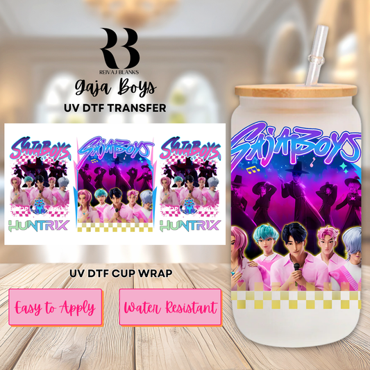GAJA BOYS (SINGLE SIDED) UV DTF 16 OZ