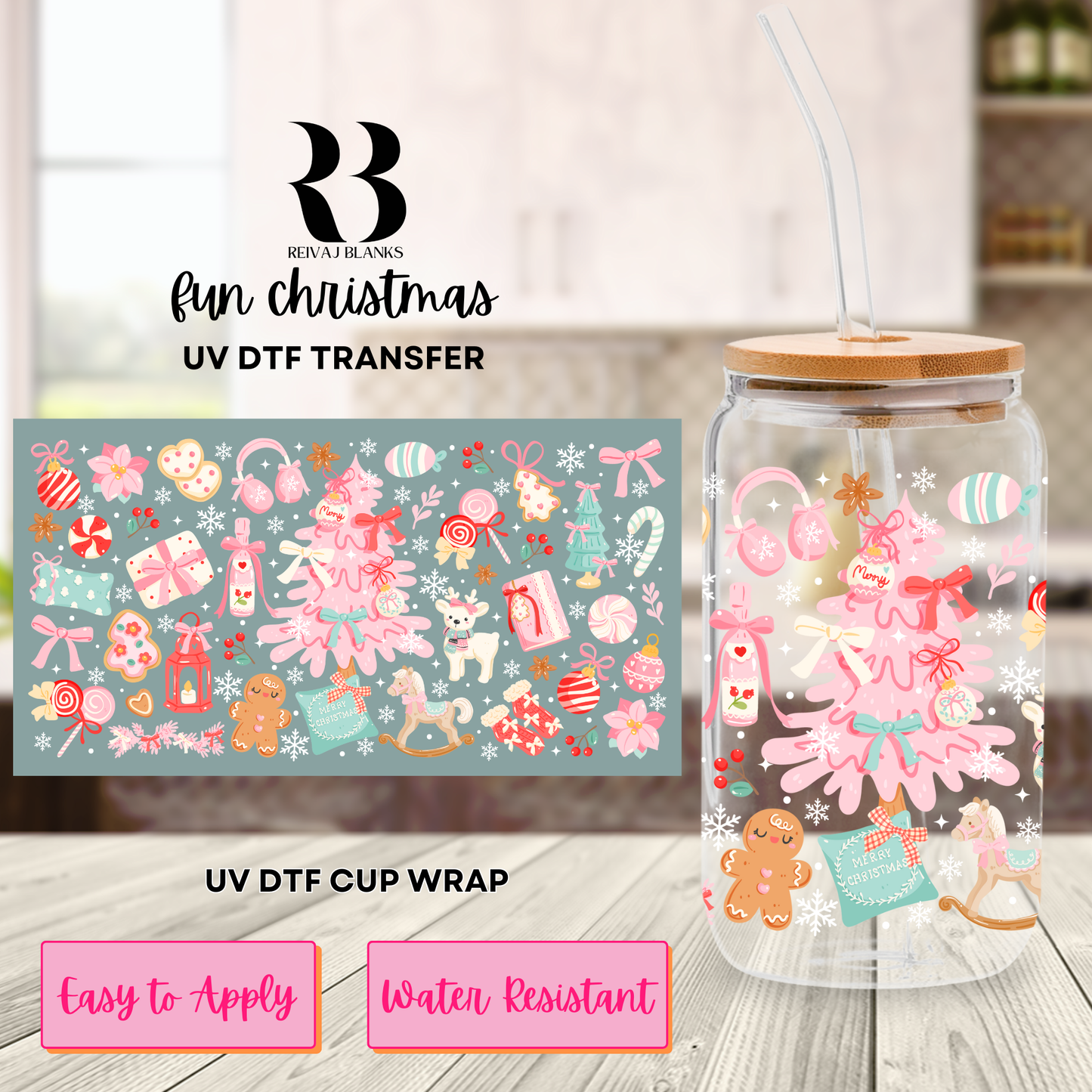 FUN CHRISTMAS (DOUBLE SIDED) 16 OZ