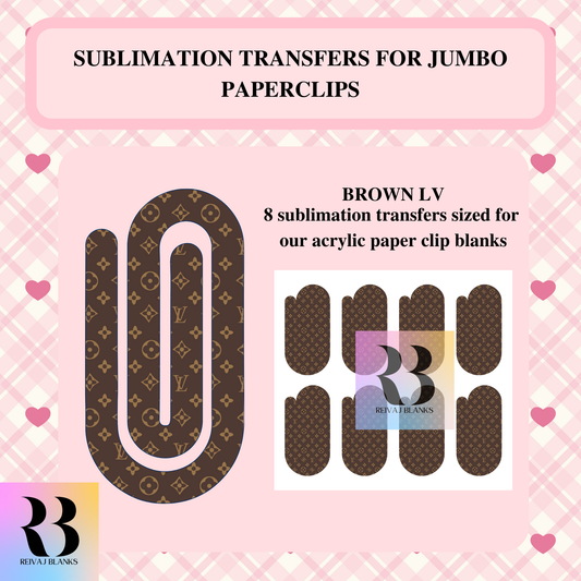 BROWN LV SUBLIMATION TRANSFER