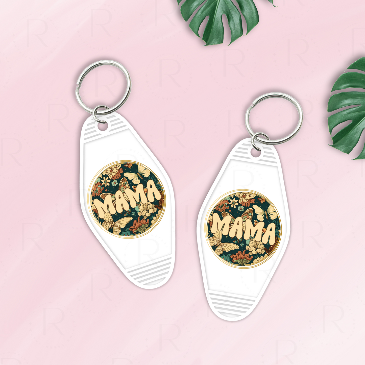 MAMA BUTTERFLY KEYCHAIN