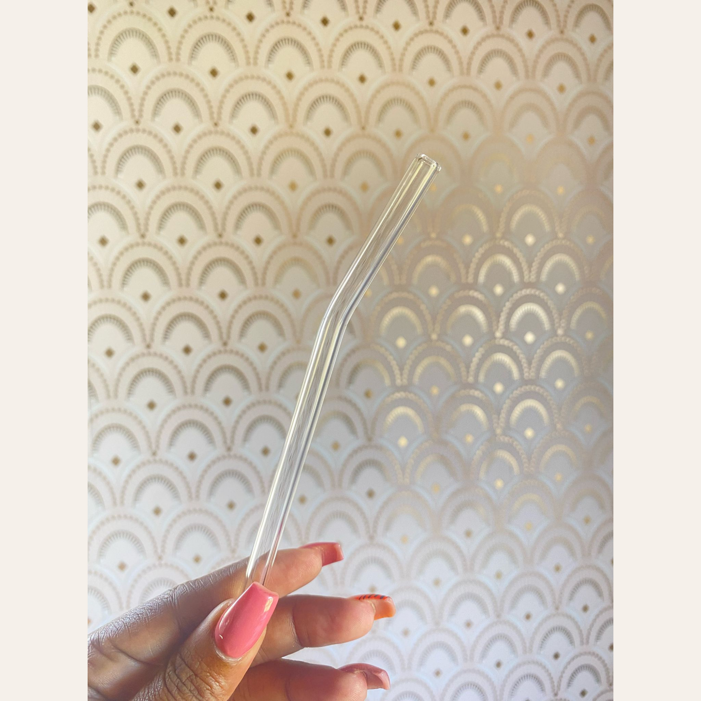 BENT GLASS STRAWS - REUSABLE