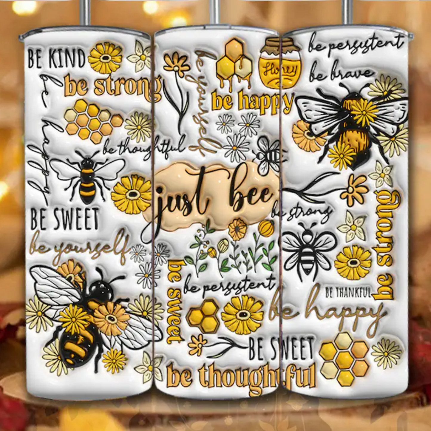 JUST BEE 3D TUMBLER