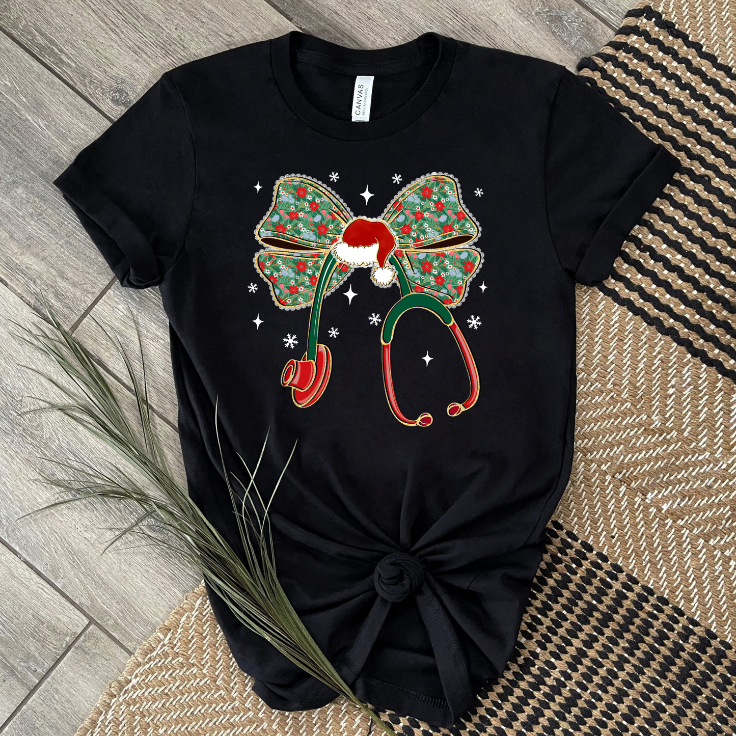 NURSE BOW T-SHIRT