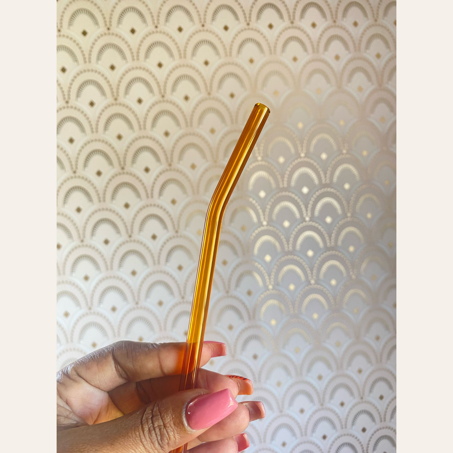 BENT GLASS STRAWS - REUSABLE