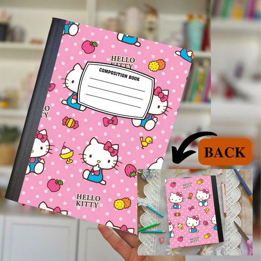 Pink Kitty Composition Notebook