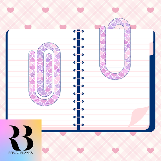 PURPLE MERMAID PAPERCLIP