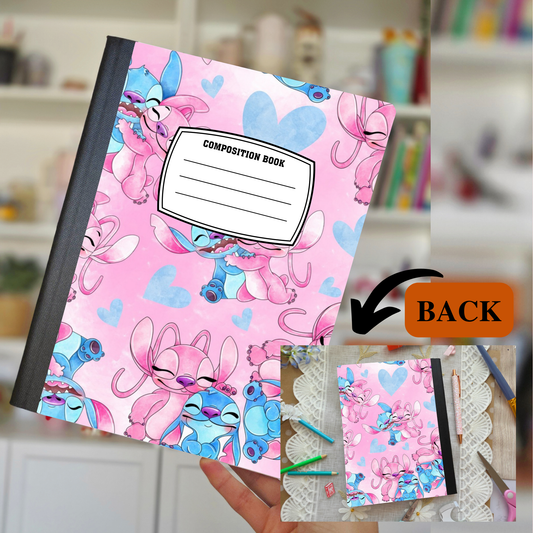 Pink & Blue Composition Notebook