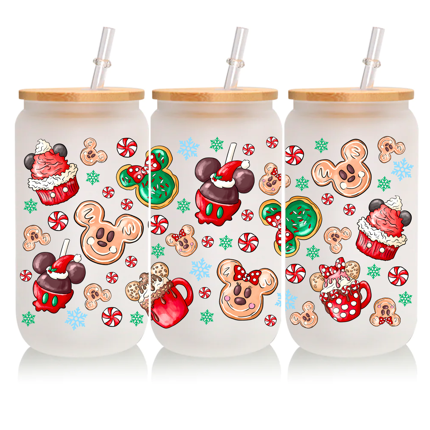 CHRISTMAS SNACK (DOUBLE SIDED) UV DTF 16 OZ