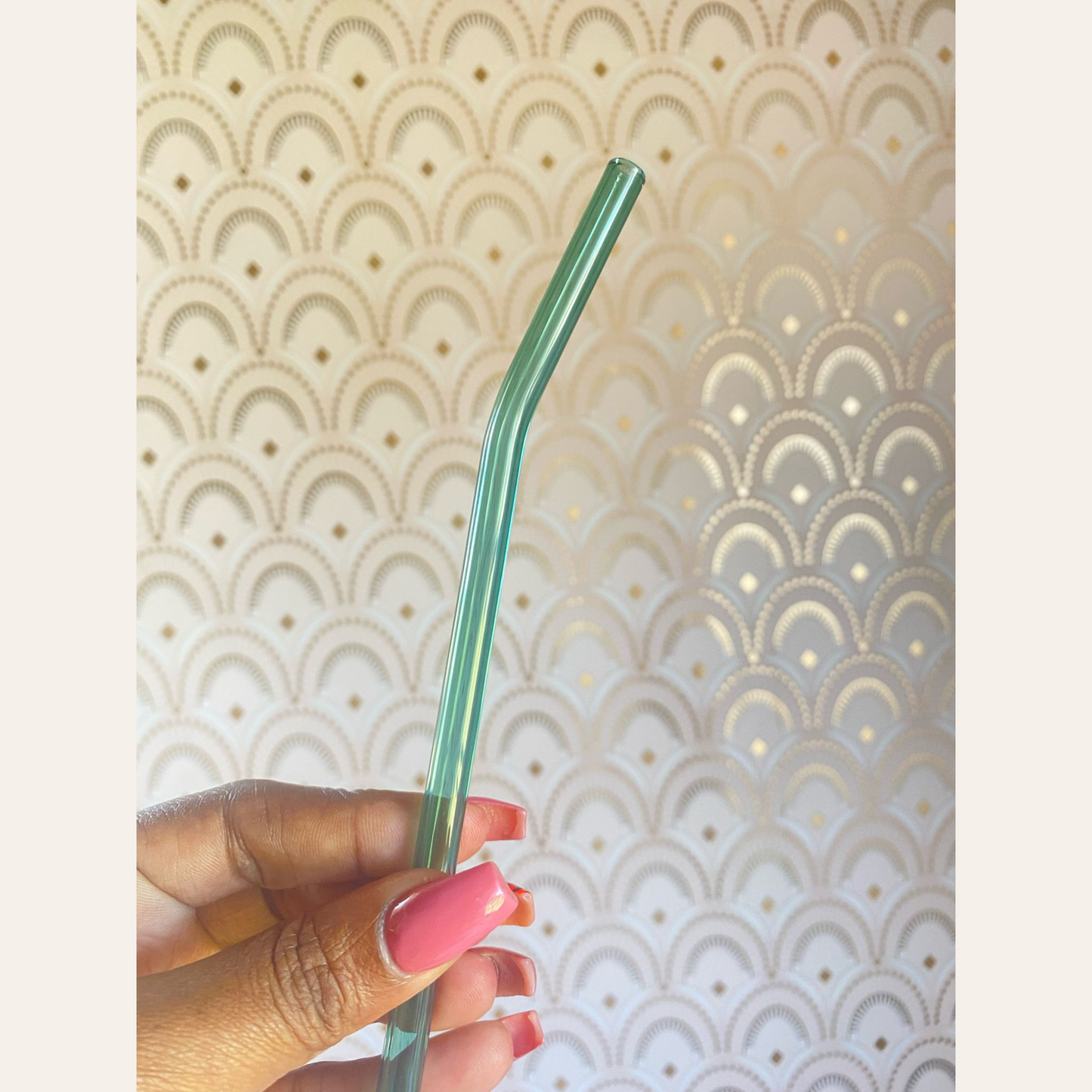 BENT GLASS STRAWS - REUSABLE