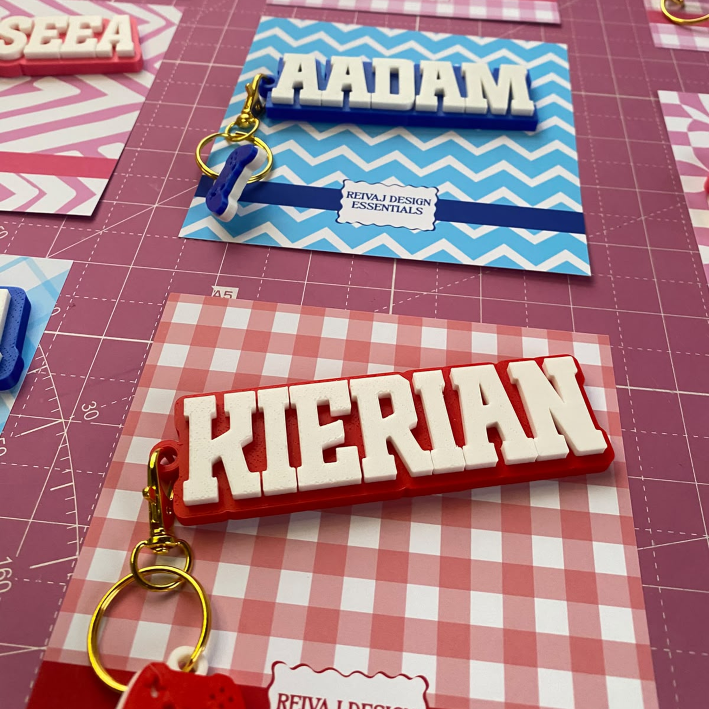 CUSTOM 3D NAME TAGS
