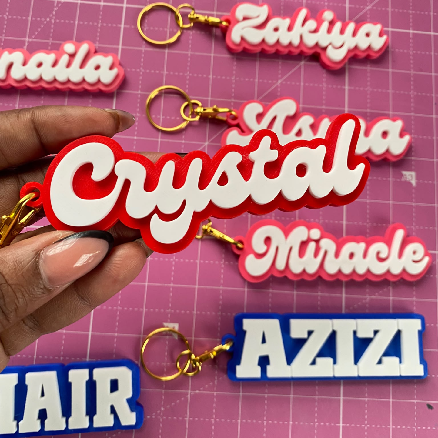 CUSTOM 3D NAME TAGS