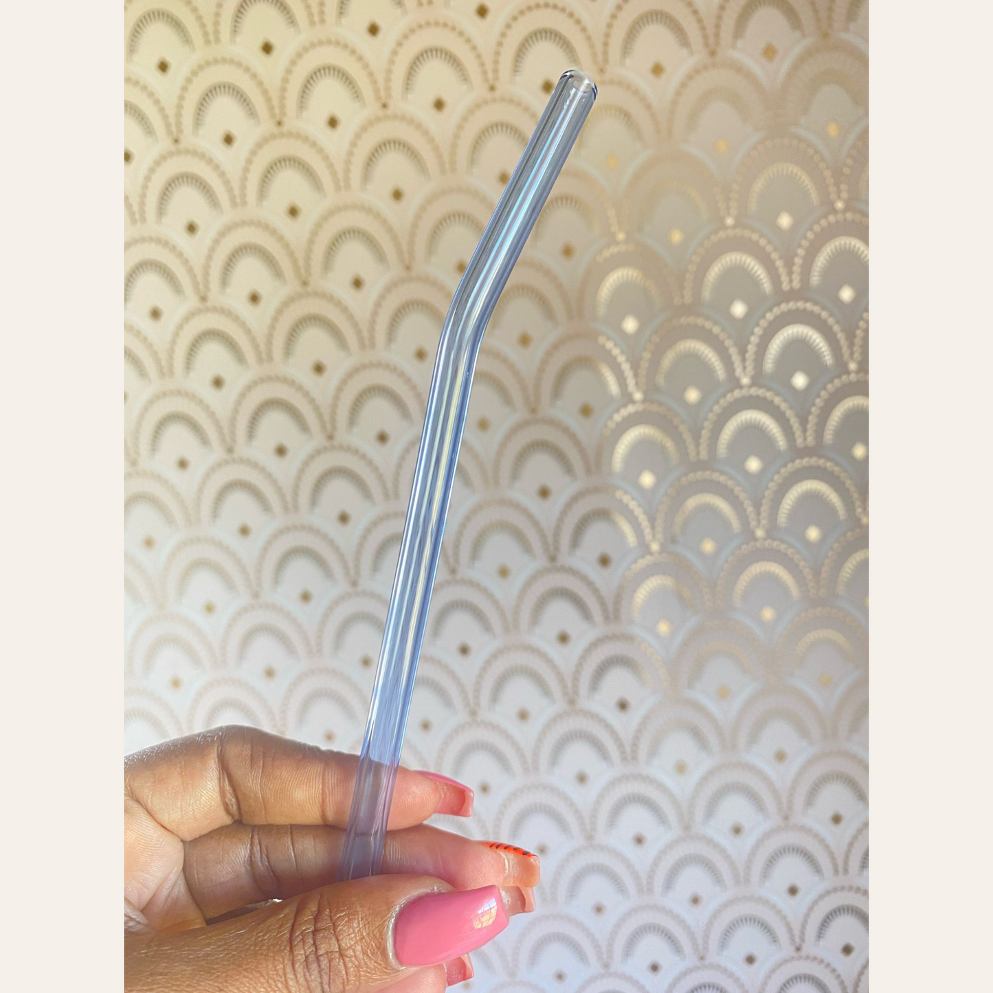 BENT GLASS STRAWS - REUSABLE