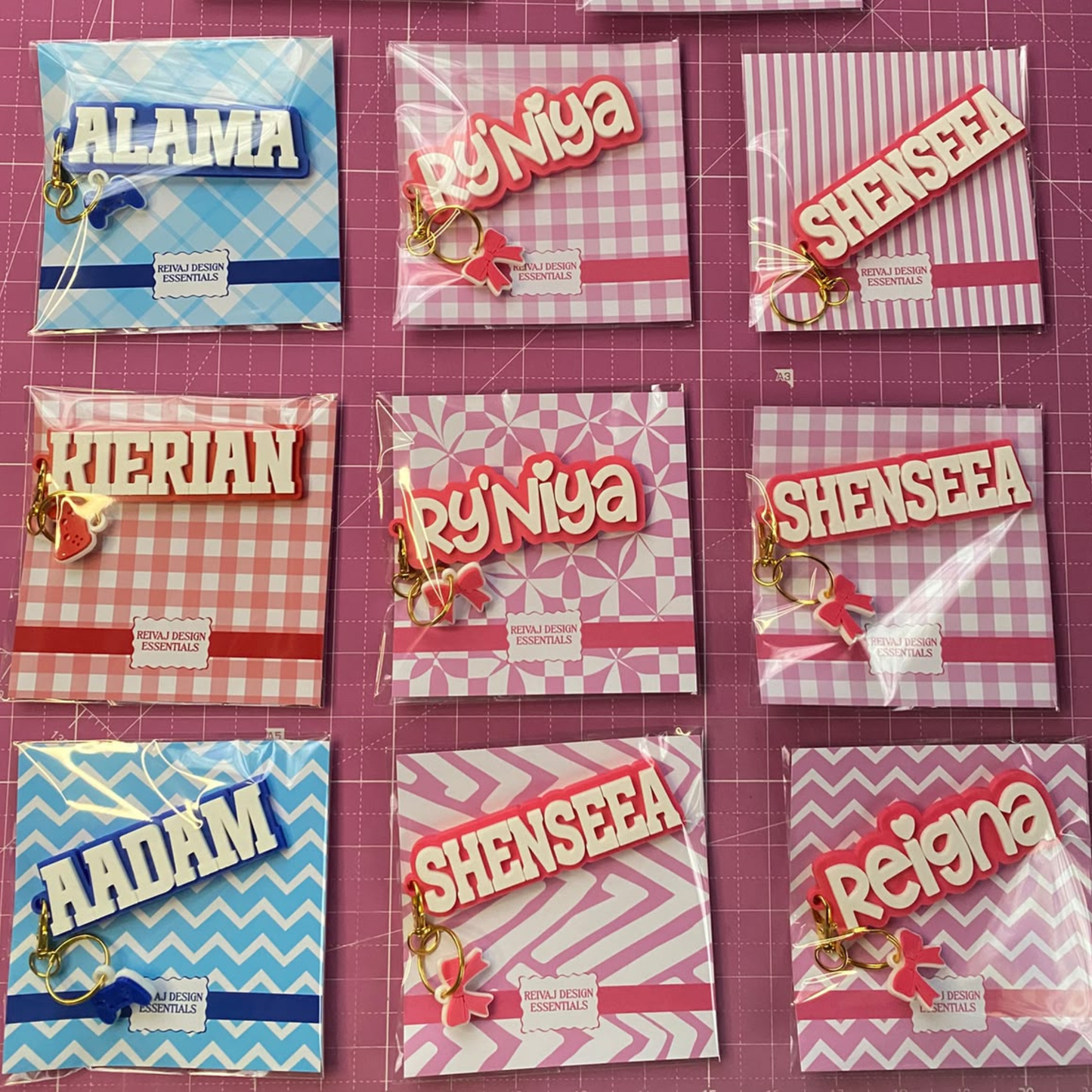 CUSTOM 3D NAME TAGS