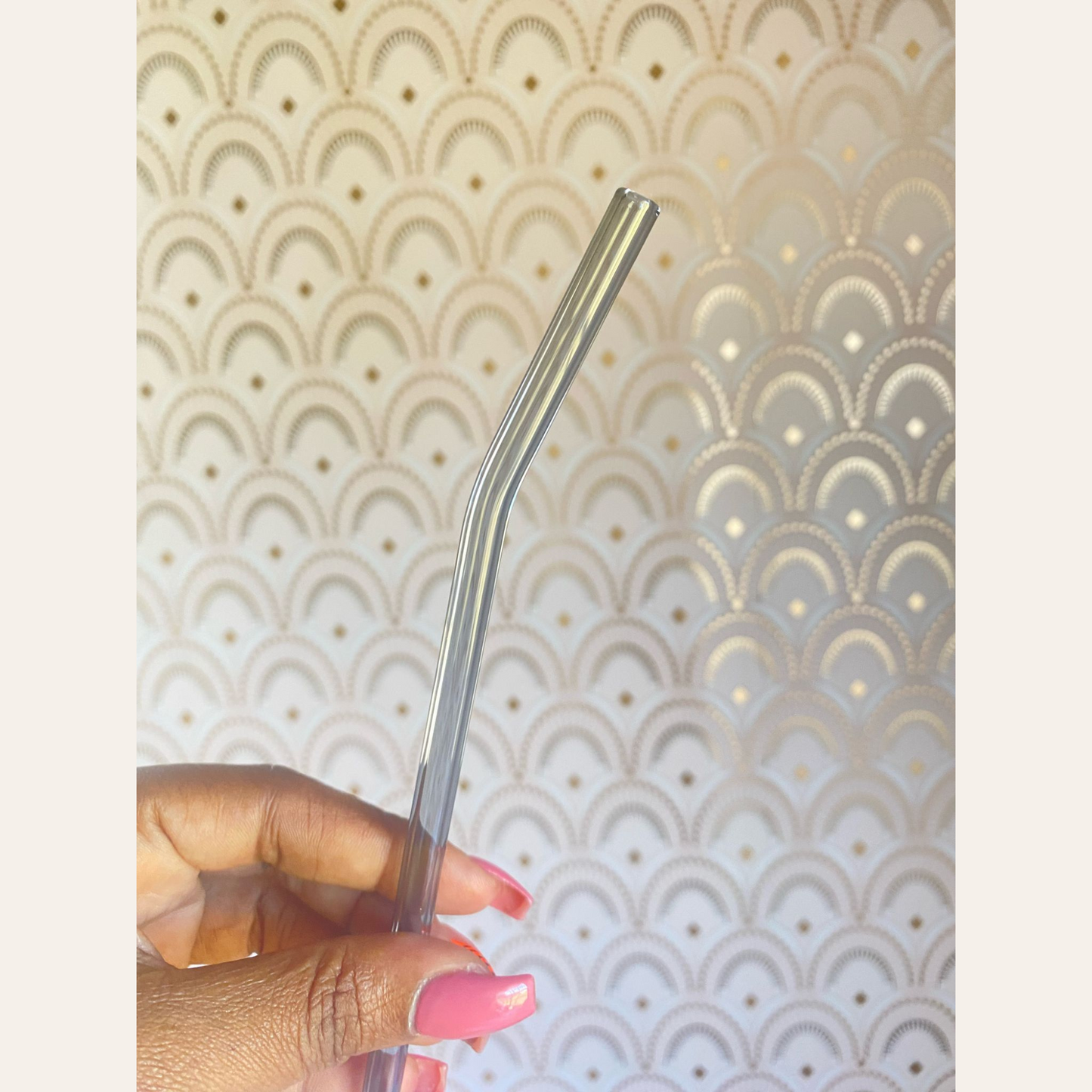 BENT GLASS STRAWS - REUSABLE