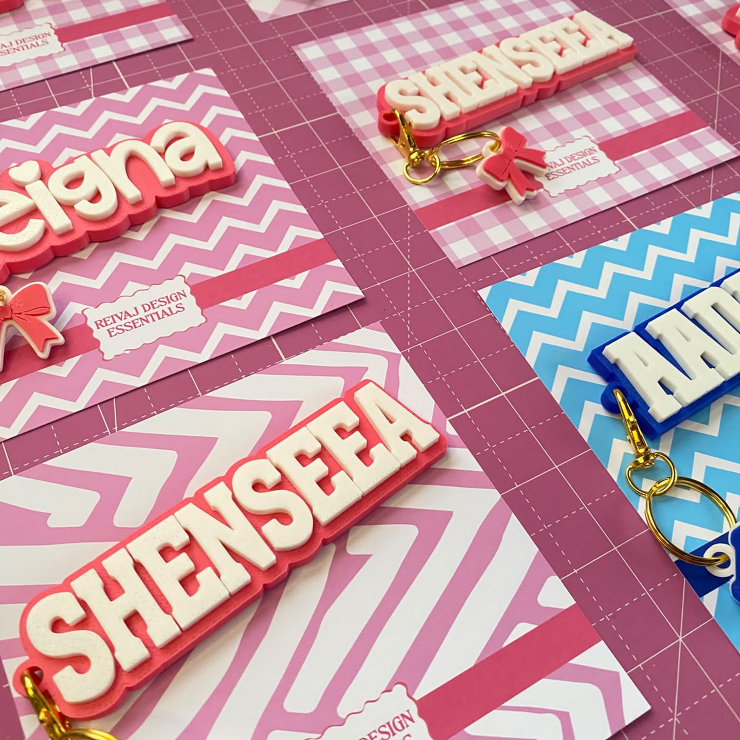 CUSTOM 3D NAME TAGS