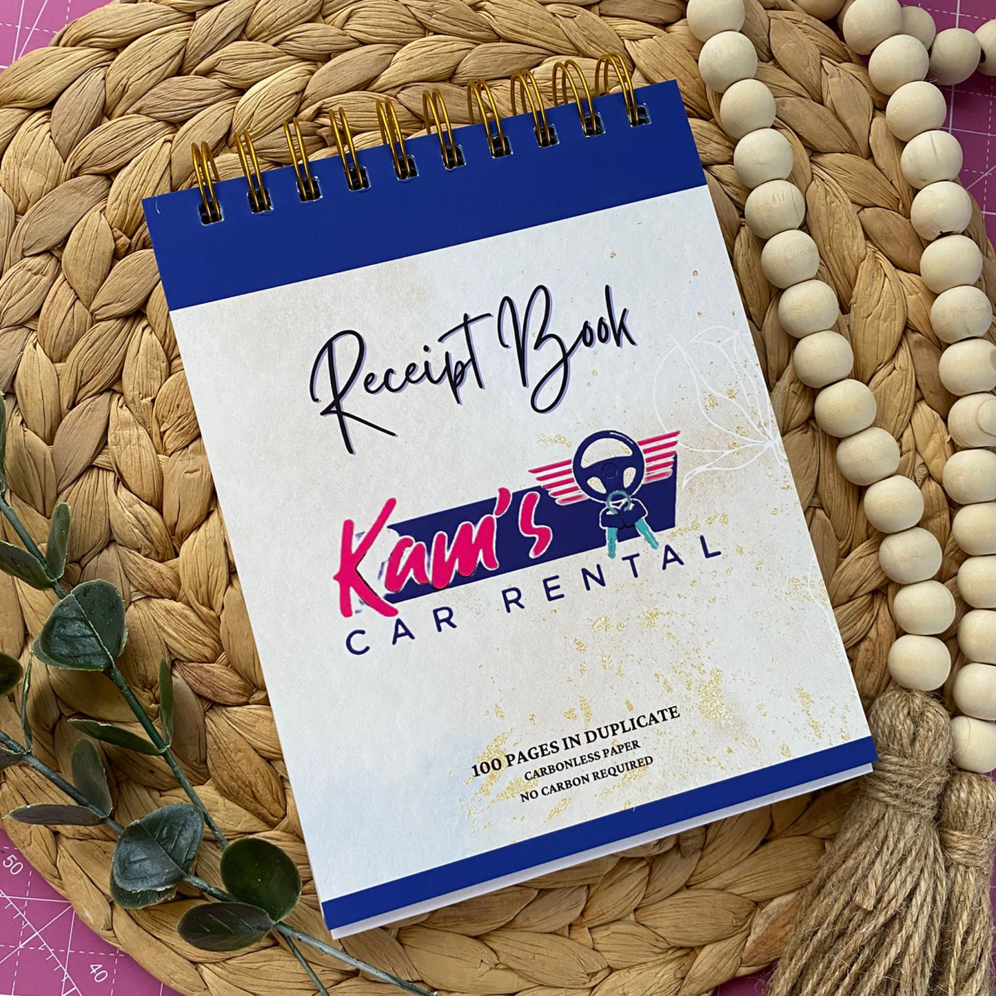 CUSTOMIZED RECEIPT BOOK