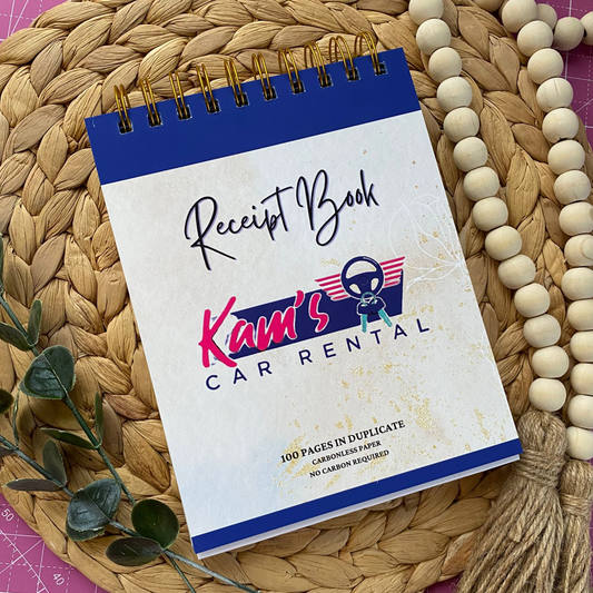 CUSTOMIZED RECEIPT BOOK