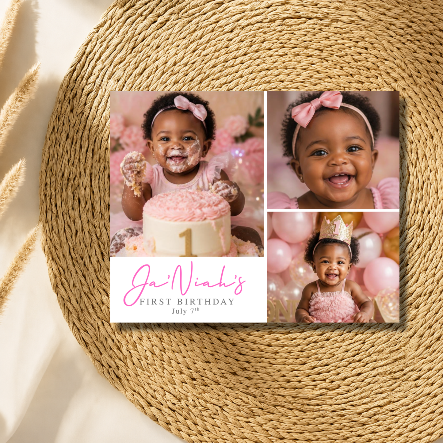 BIRTHDAY PHOTO MAGNETS 4x5"
