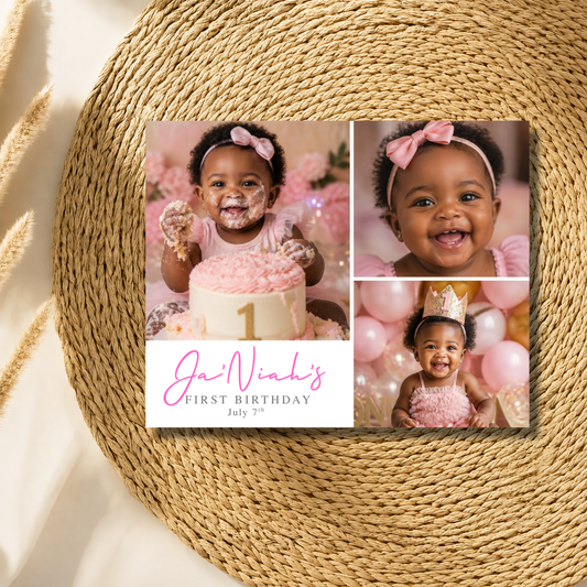 BIRTHDAY PHOTO MAGNETS 4x5"