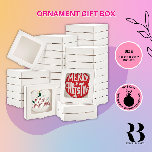 ORNAMENT GIFT BOX 3.6 x 3.6 x 0.7