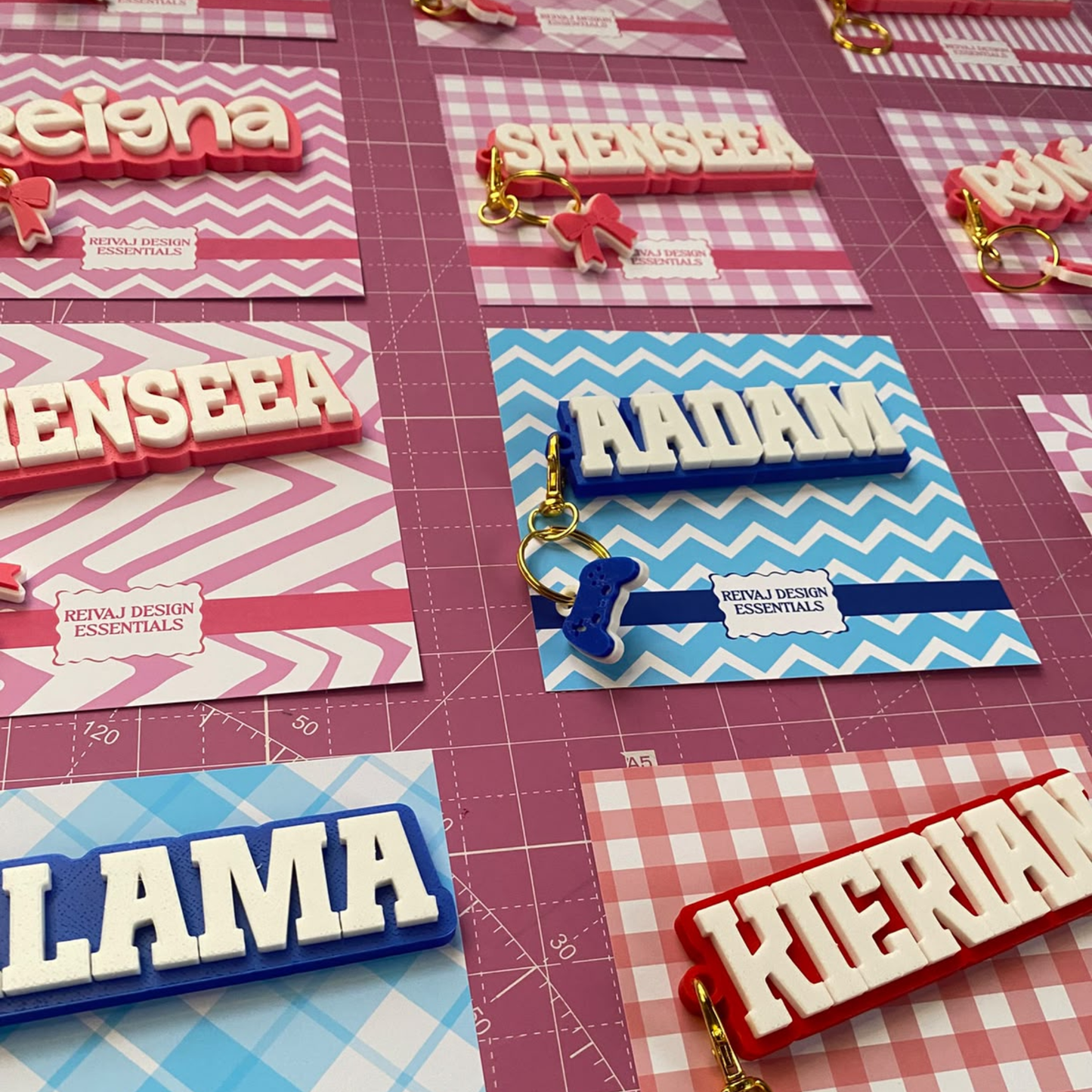 CUSTOM 3D NAME TAGS