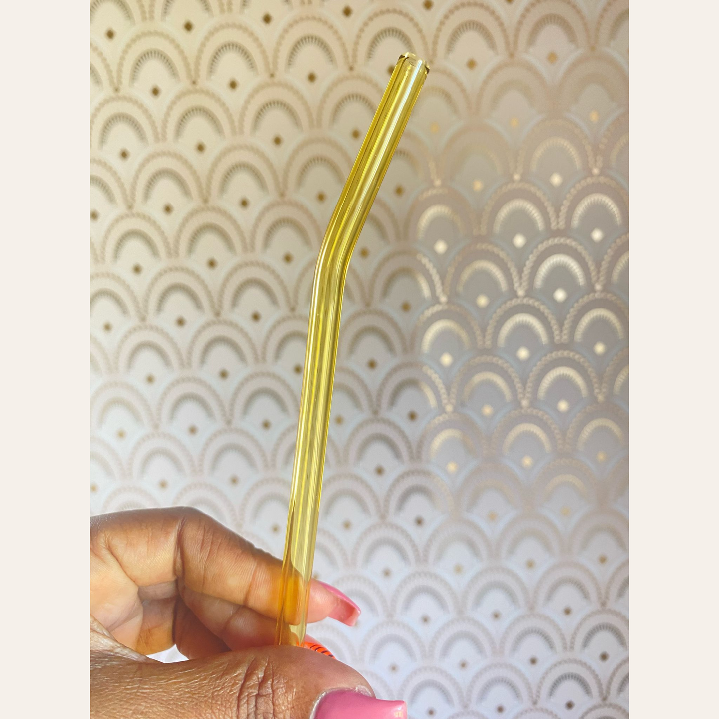 BENT GLASS STRAWS - REUSABLE