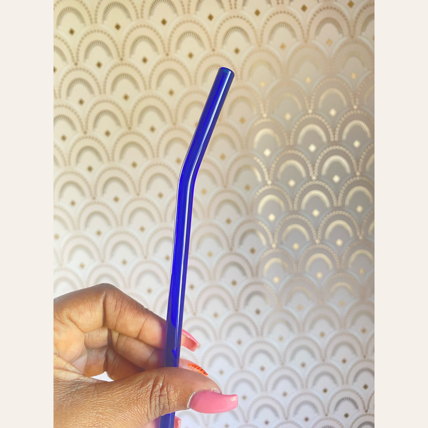 BENT GLASS STRAWS - REUSABLE