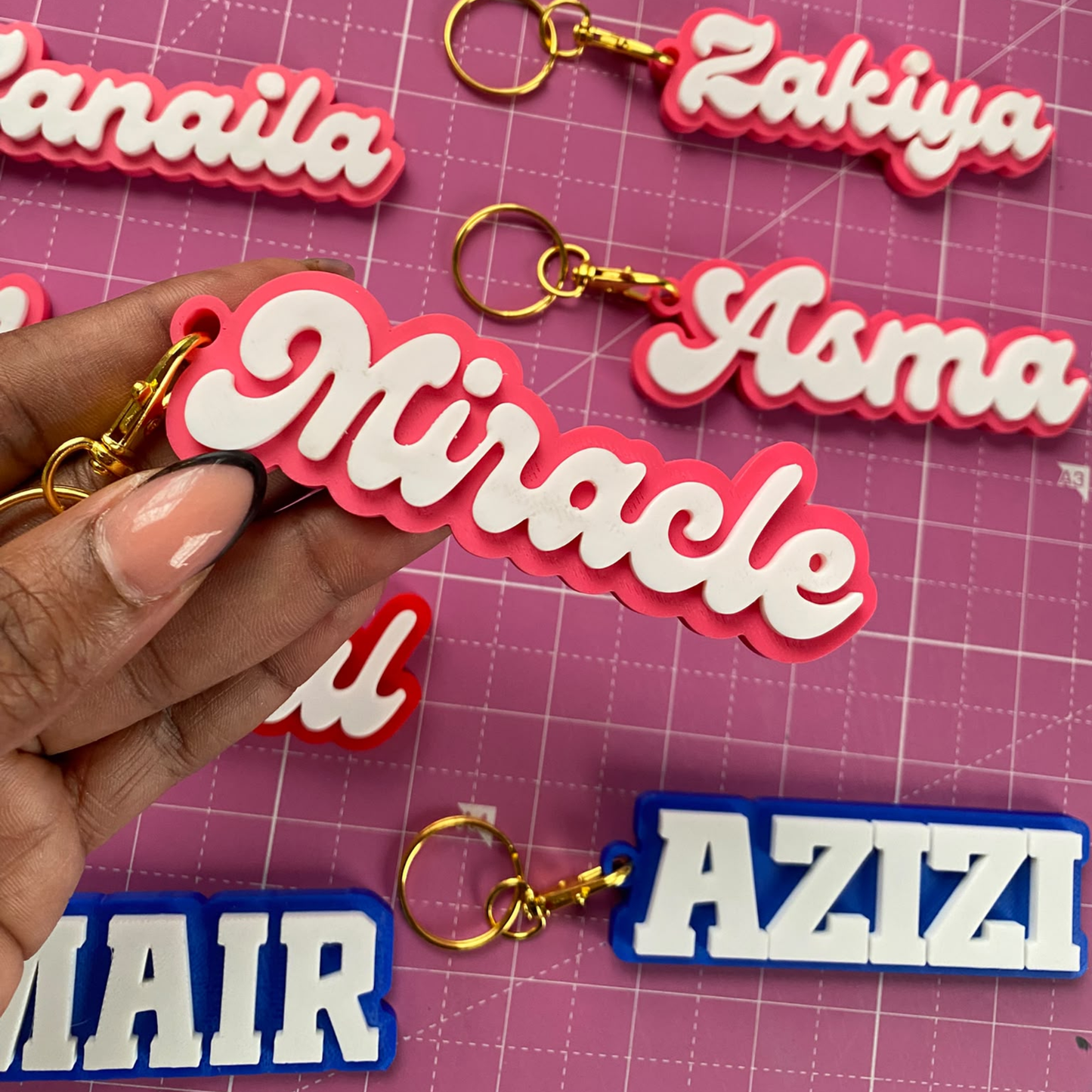 CUSTOM 3D NAME TAGS