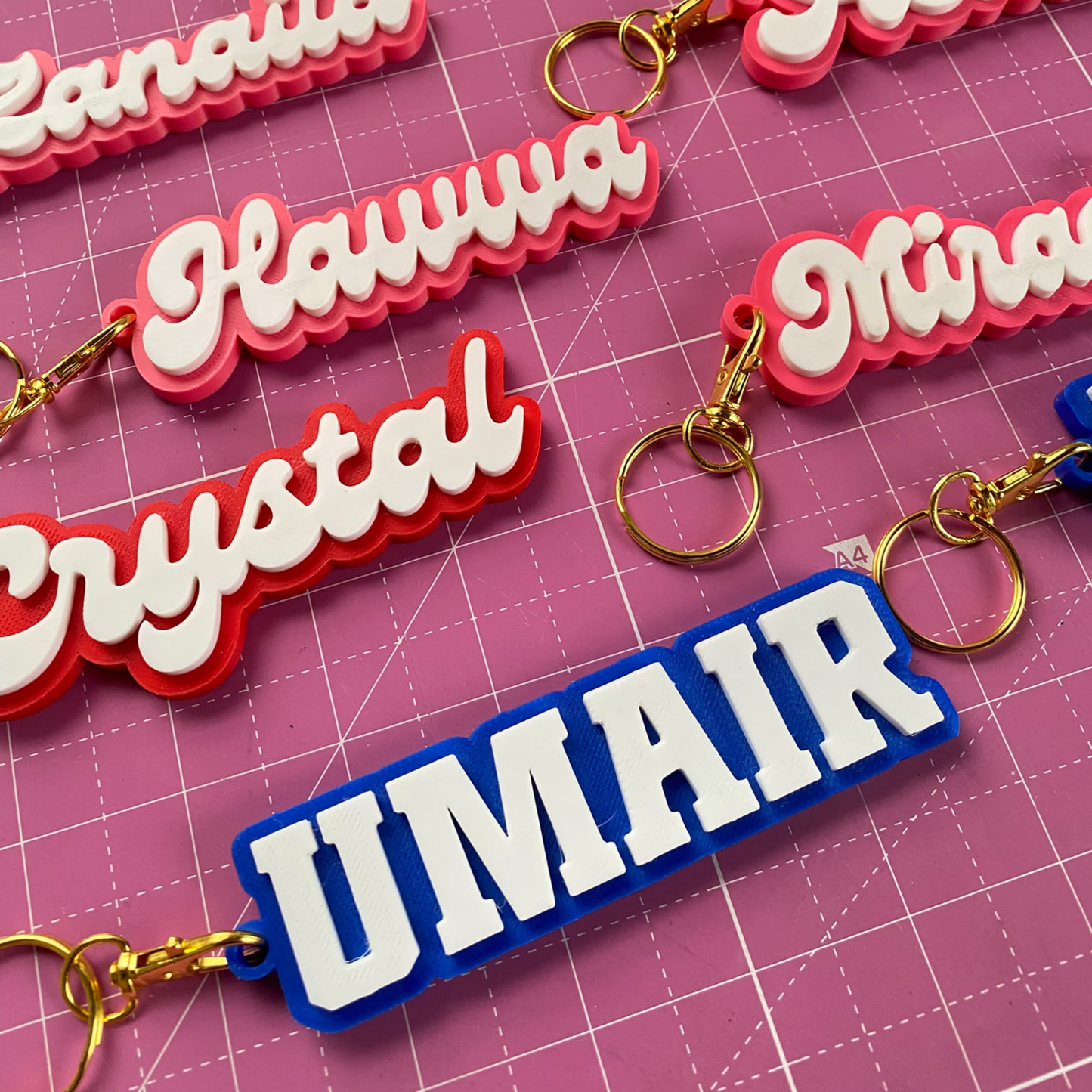 CUSTOM 3D NAME TAGS