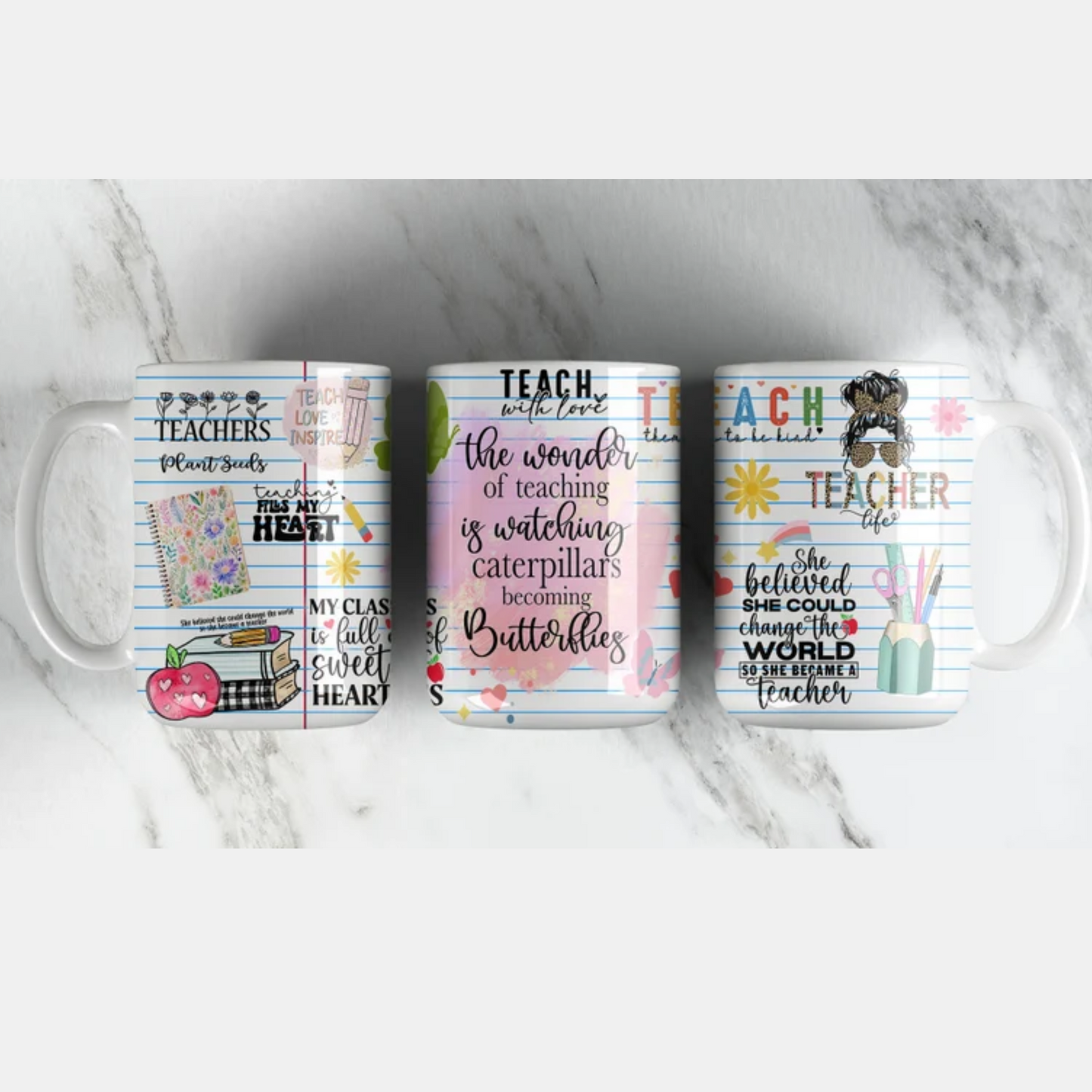 TEACH WITH LOVE MUG