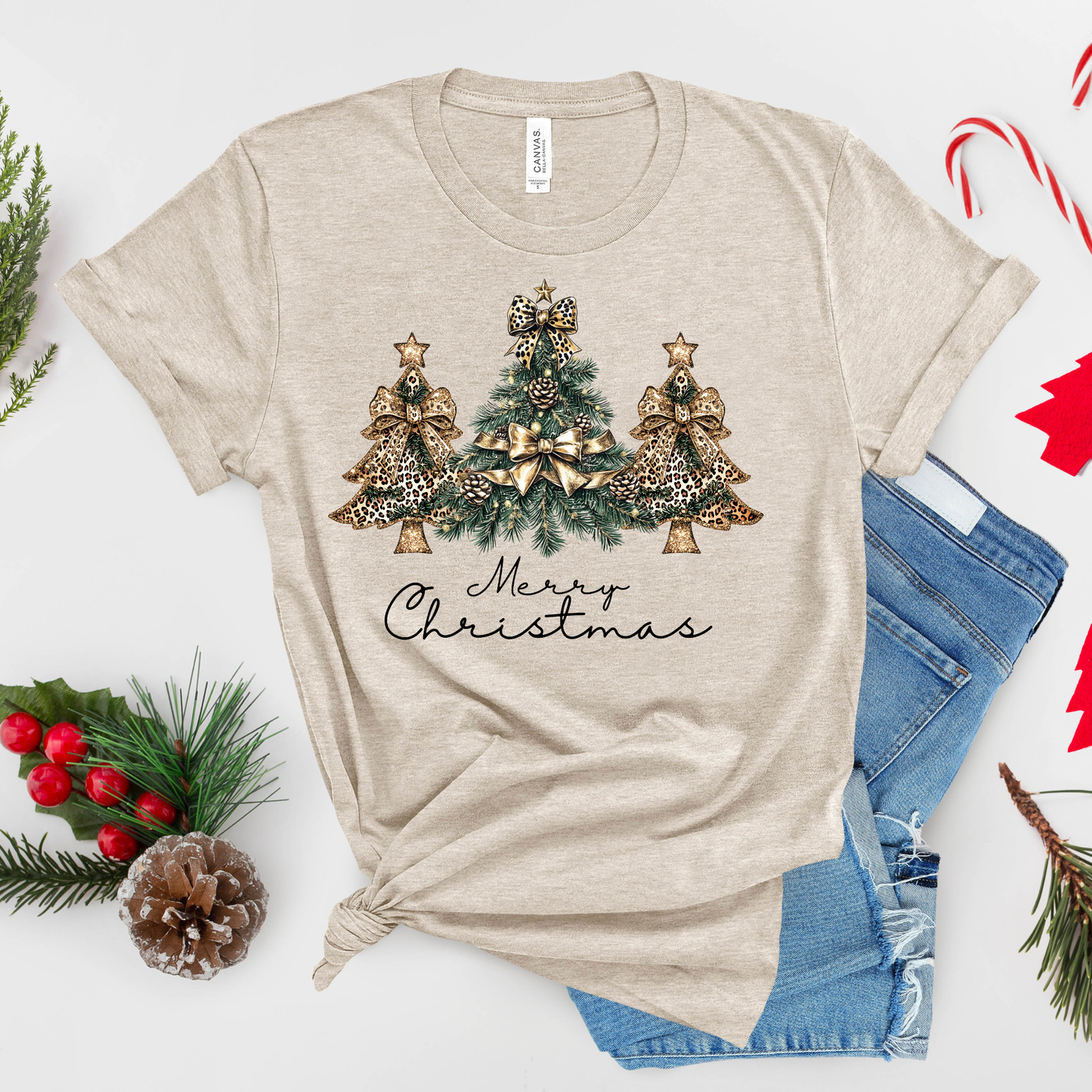 FESTIVE TREES T-SHIRT