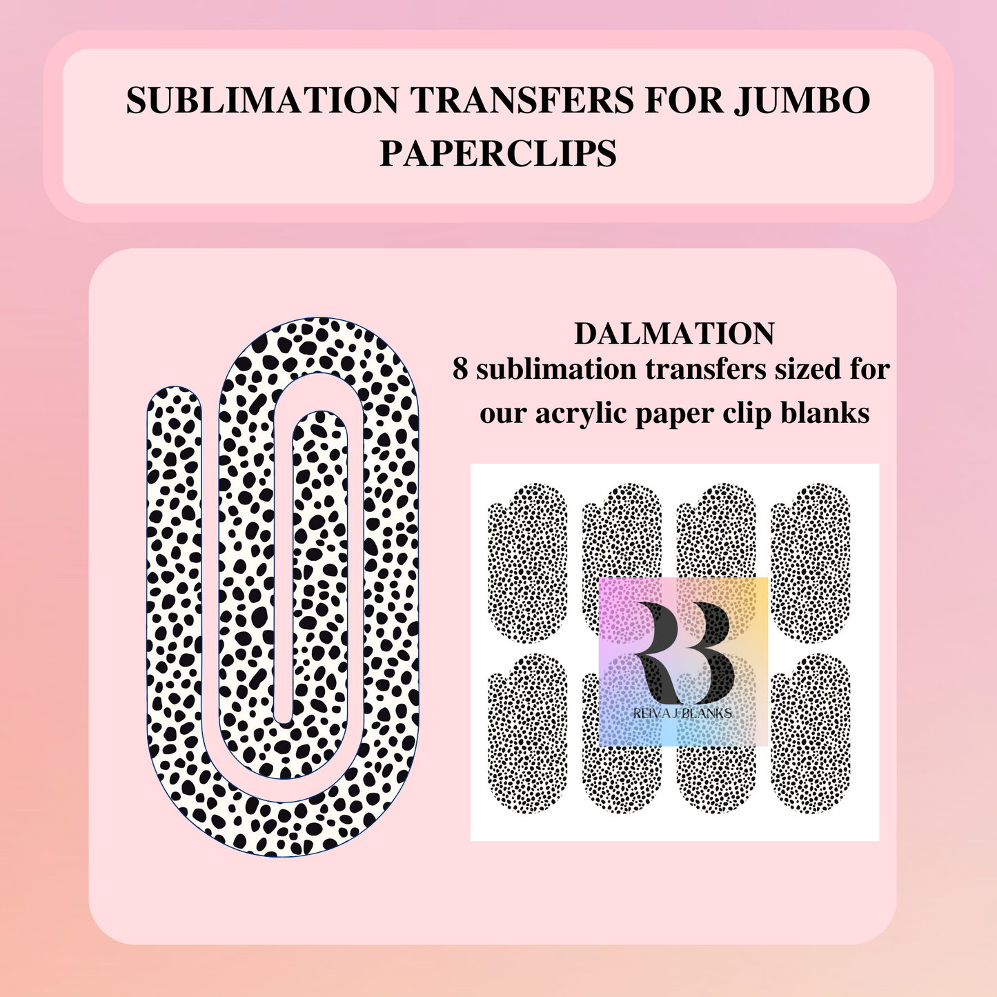 DALMATION SUBLIMATION TRANSFER