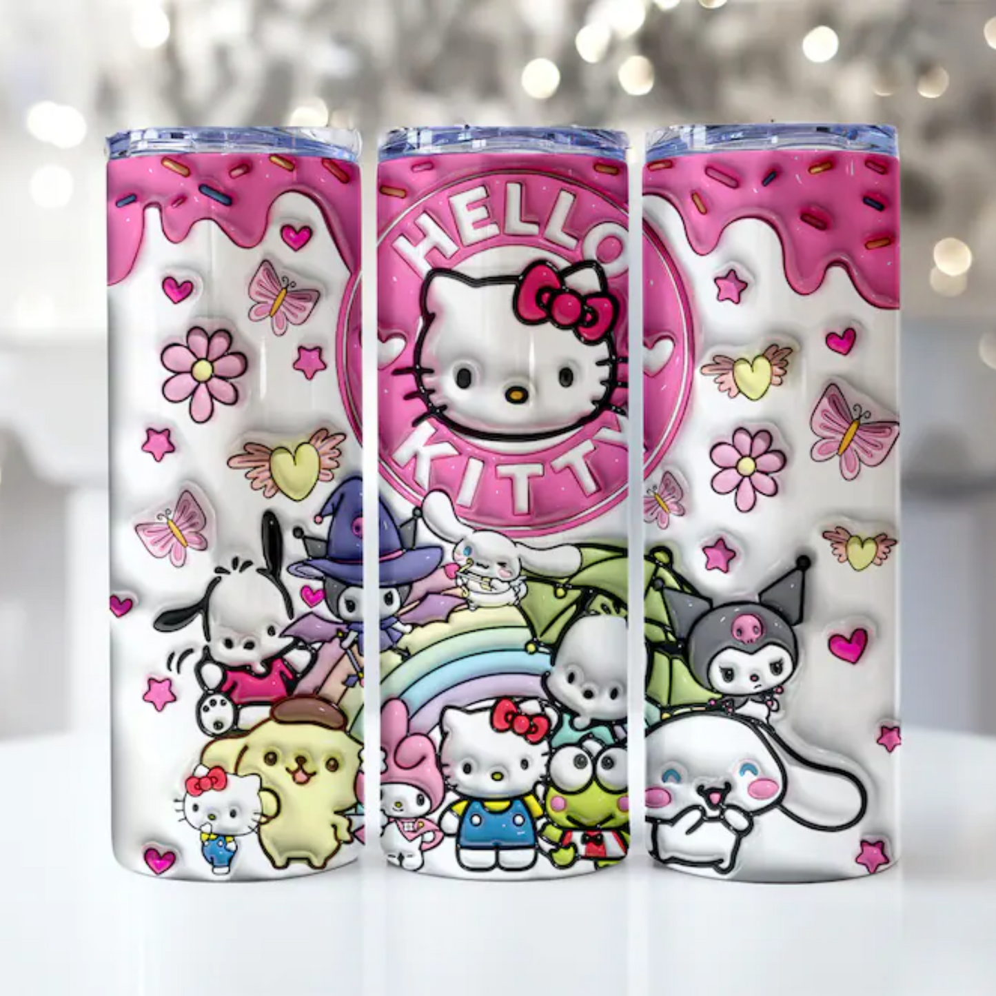 HELLO KITTY 3D TUMBLER