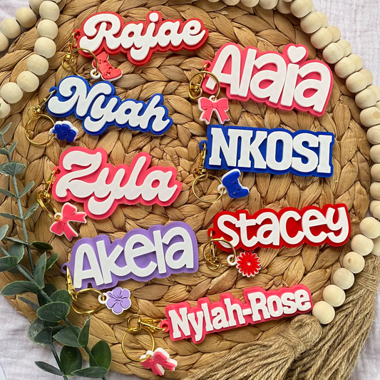 CUSTOM 3D NAME TAGS