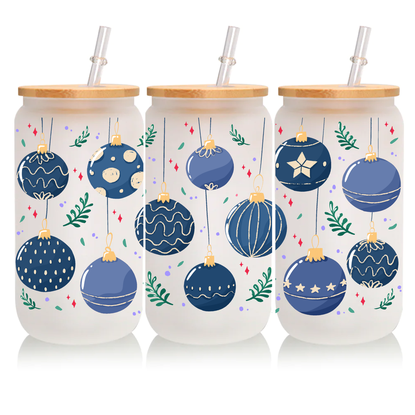 ELEGANT ORNAMENTS (DOUBLE SIDED) UV DTF 16 OZ