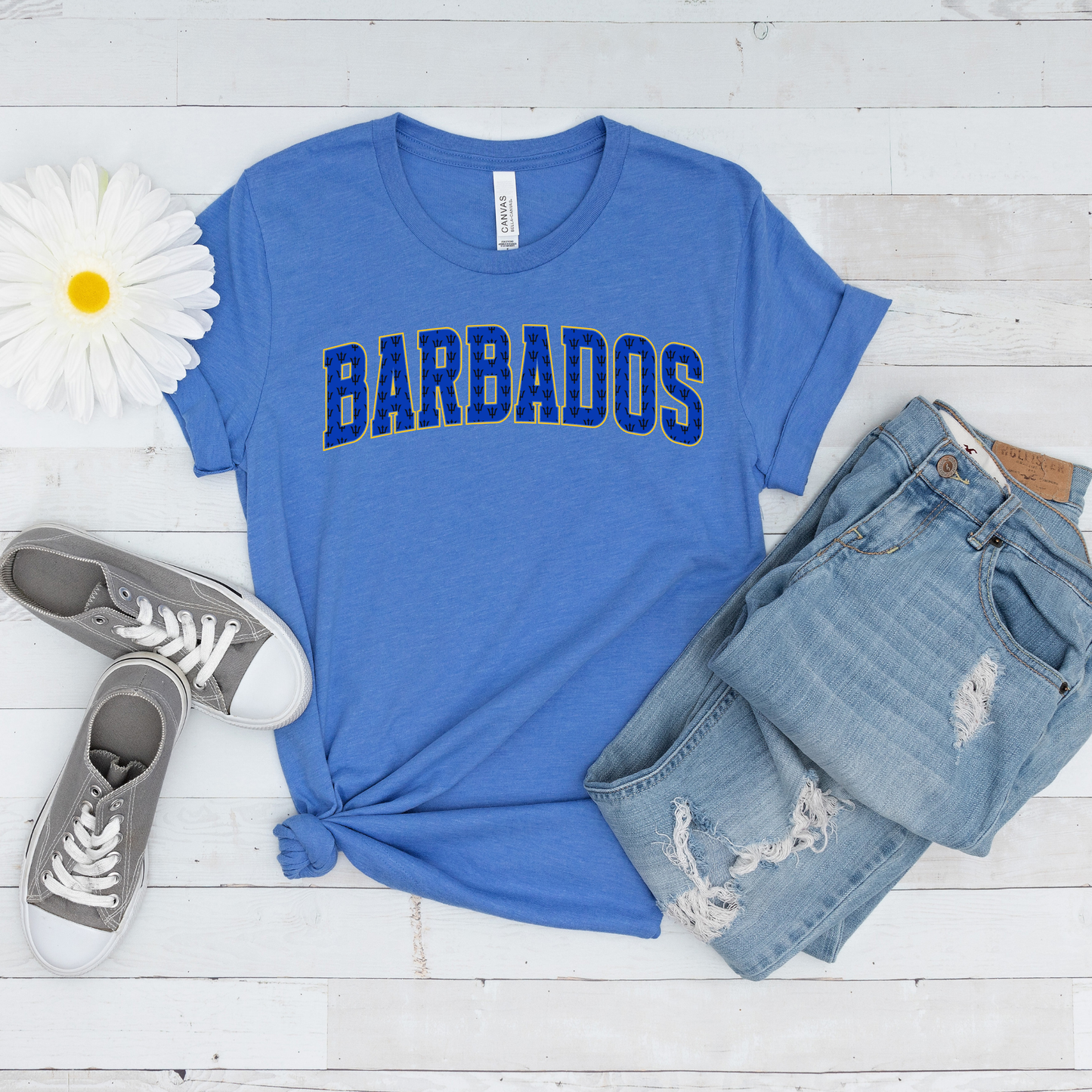 BARBADOS TRIDENT T-SHIRT