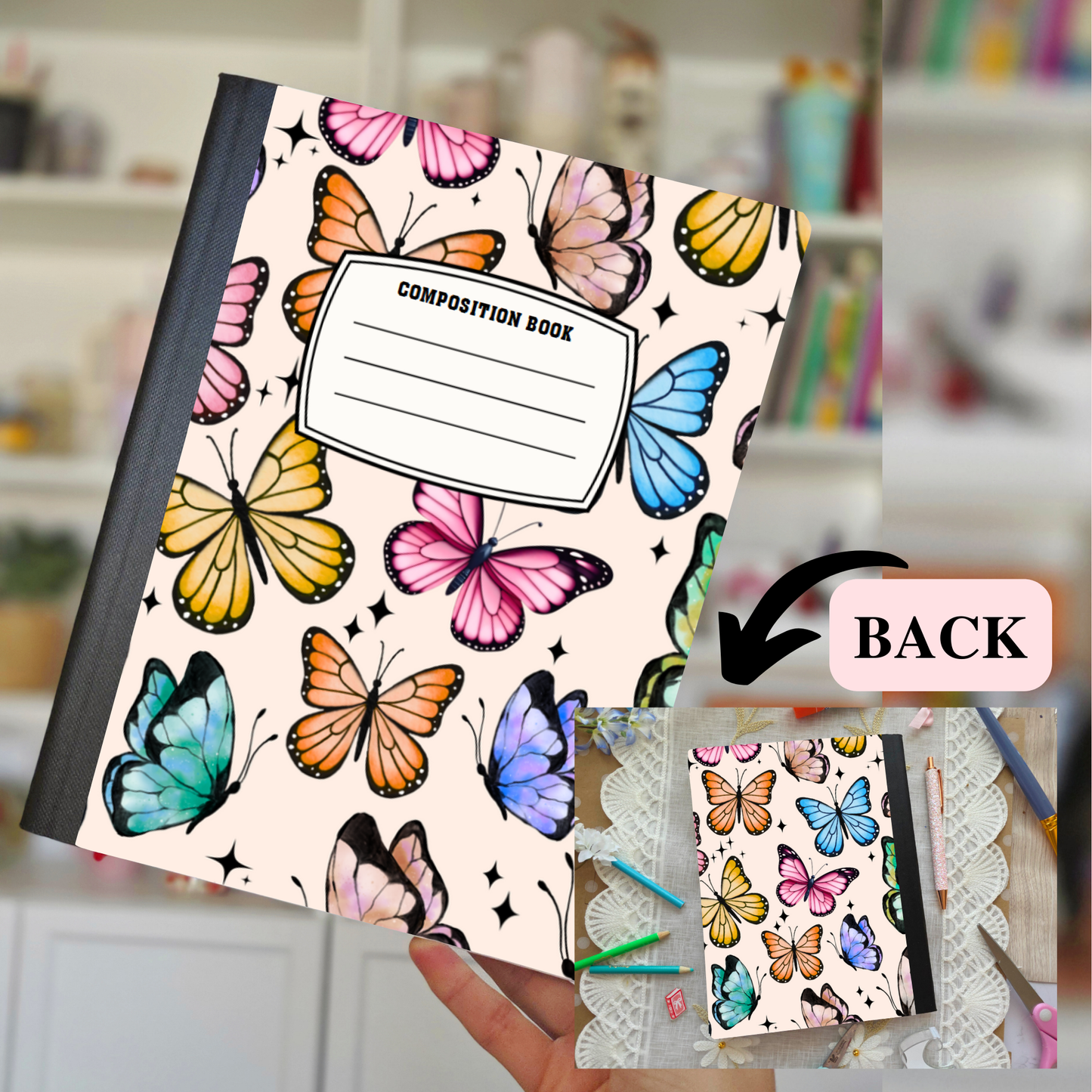 Butterfly Composition Notebook