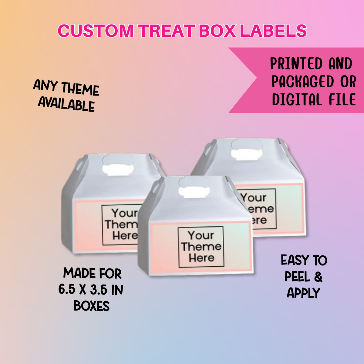 GABLE BOX LABELS