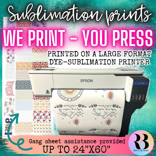CUSTOM SUBLIMATION GANGSHEETS