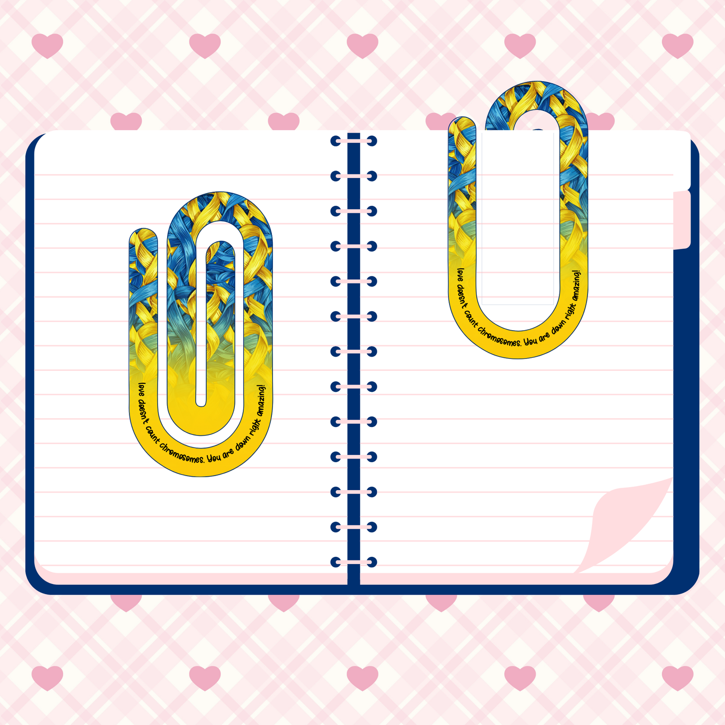 DOWN SYNDROME AWARENESS PAPERCLIP