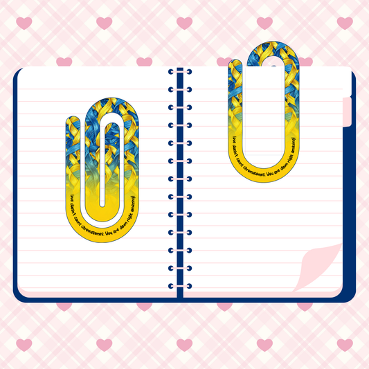 DOWN SYNDROME AWARENESS PAPERCLIP