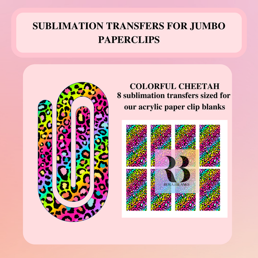 COLOR CHEETAH SUBLIMATION TRANSFER