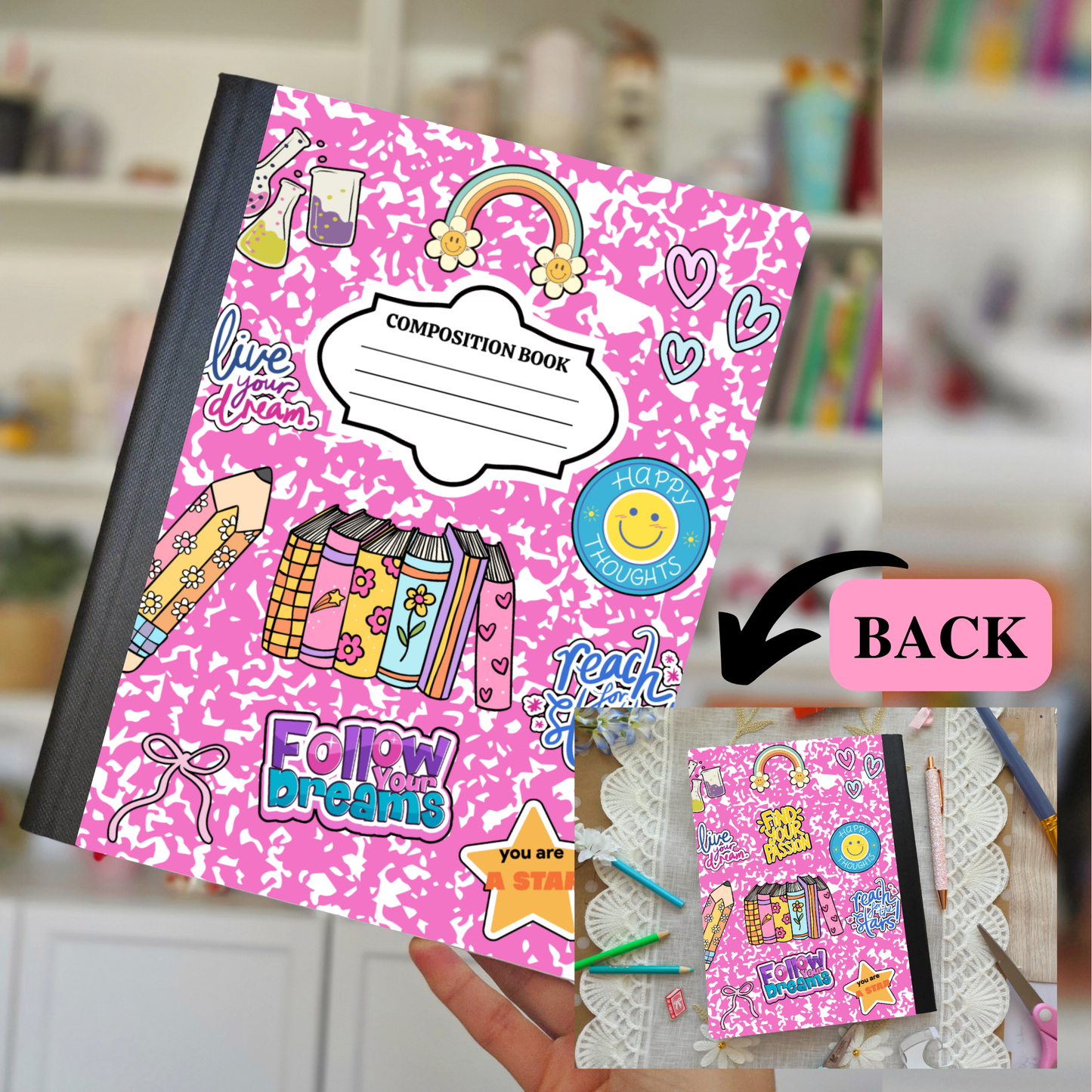 Pink Composition Notebook