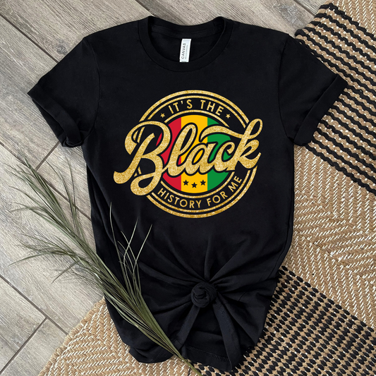 BLACK HISTORY T-SHIRT BLACK