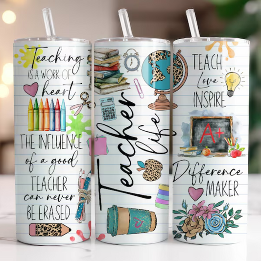 TEACHER LIFE TUMBLER