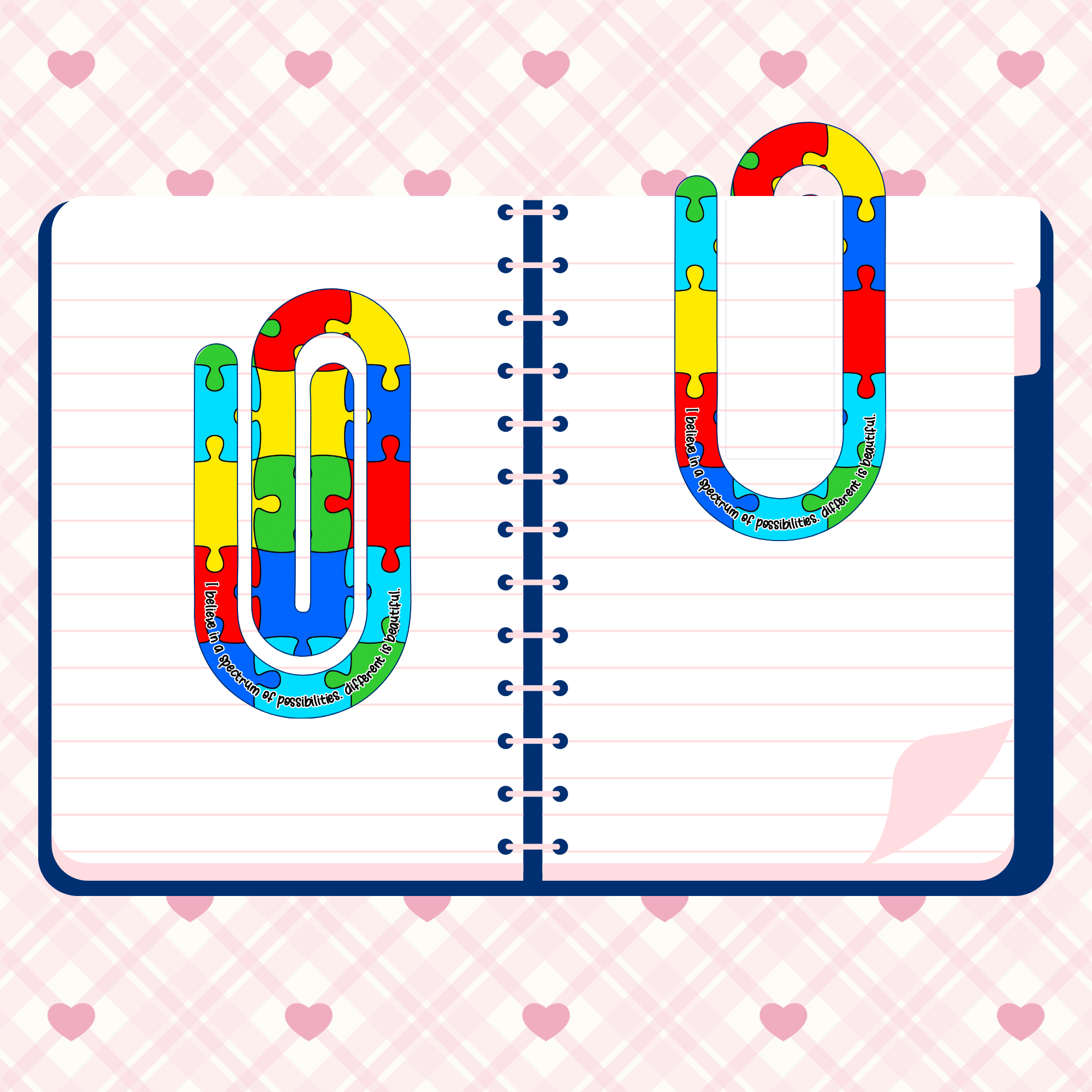 AUTISM AWARENESS PAPERCLIP – Reivaj Design Essentials