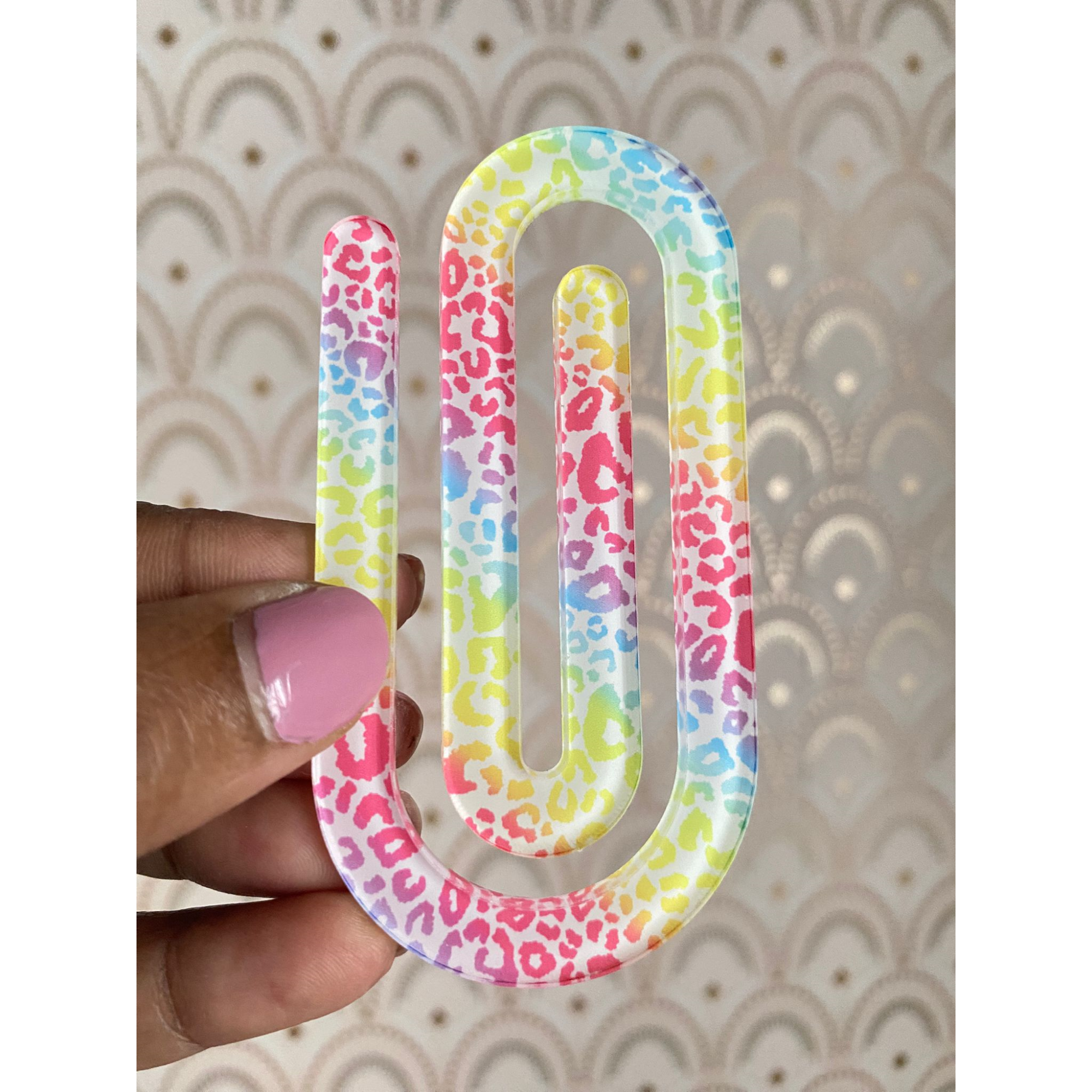 NEON LEOPARD PAPERCLIP – Reivaj Design Essentials