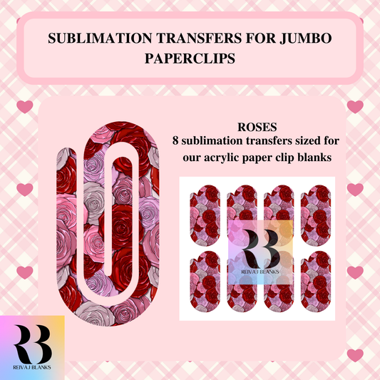 ROSES SUBLIMATION TRANSFER